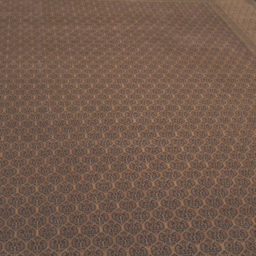 Kashmir Pure Silk Area Rug with a Herati/Fish Design.