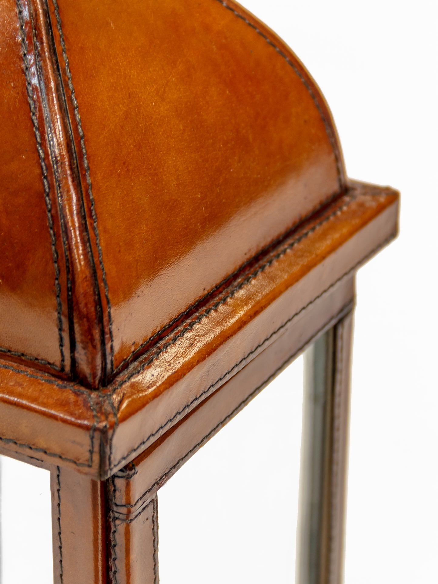Leather Candle Lantern L