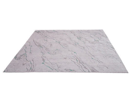 909 - Indian Modern Bamboo Silk With An Onyx Pattern Rug