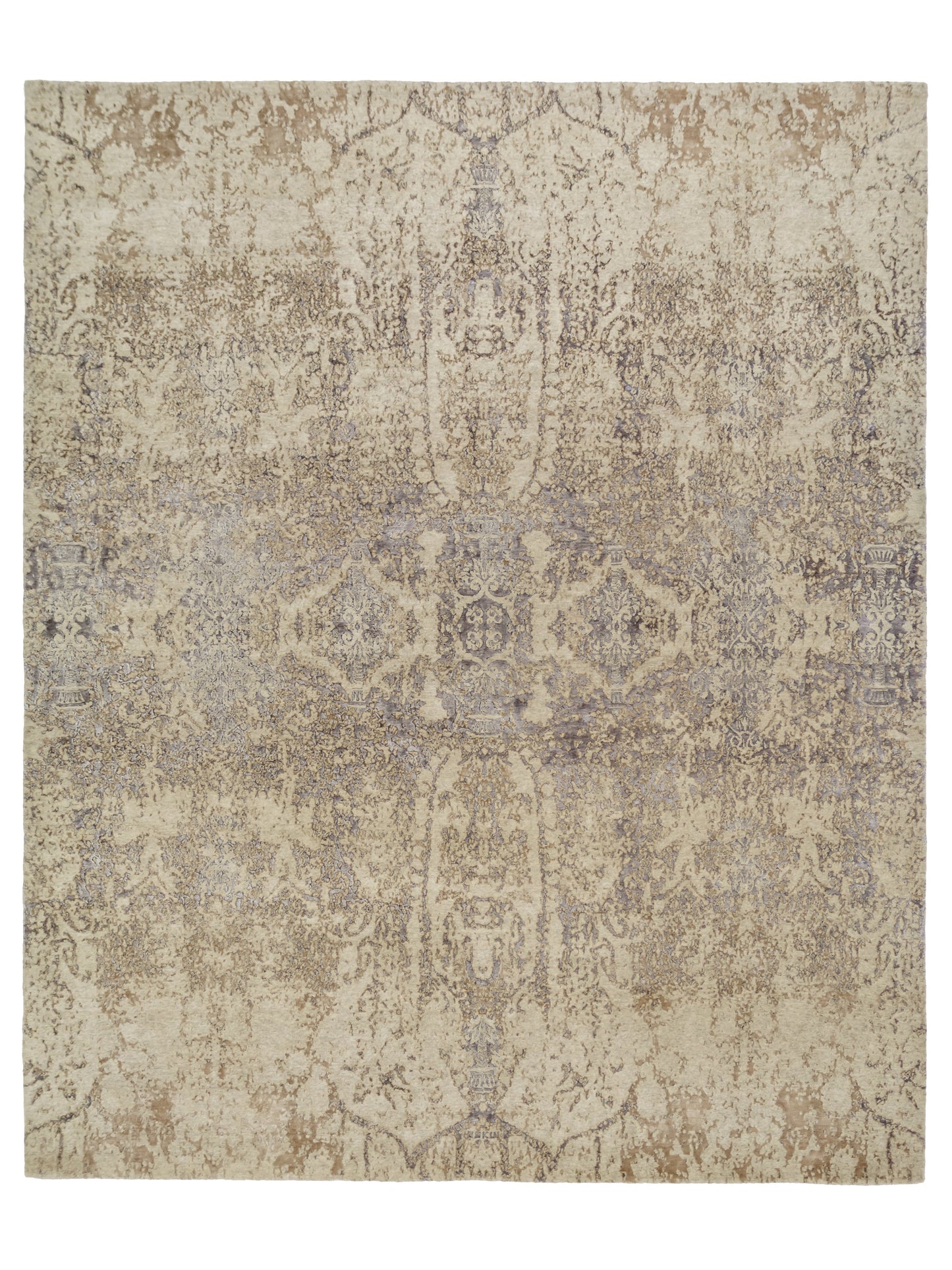 Indian Modern Handwoven Wool Silk Carpet product image #29778570444970