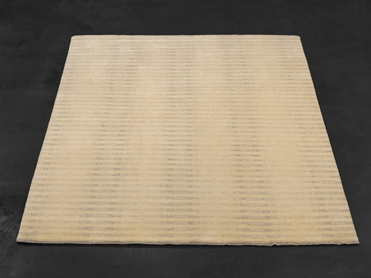 Handmade Modern Wool And Silk Indian Nepal Rug