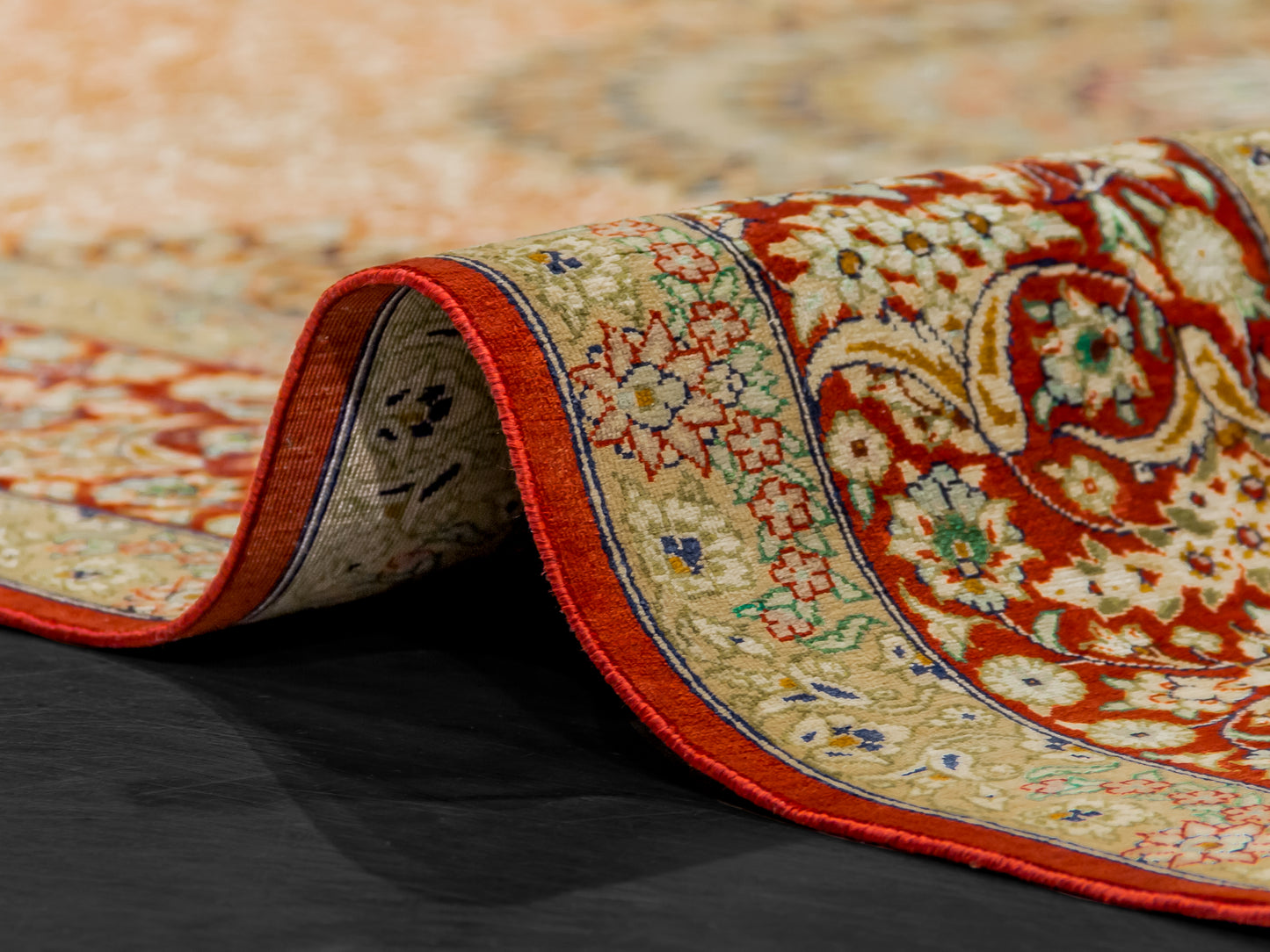 522 - Fine Antique Persian Qom