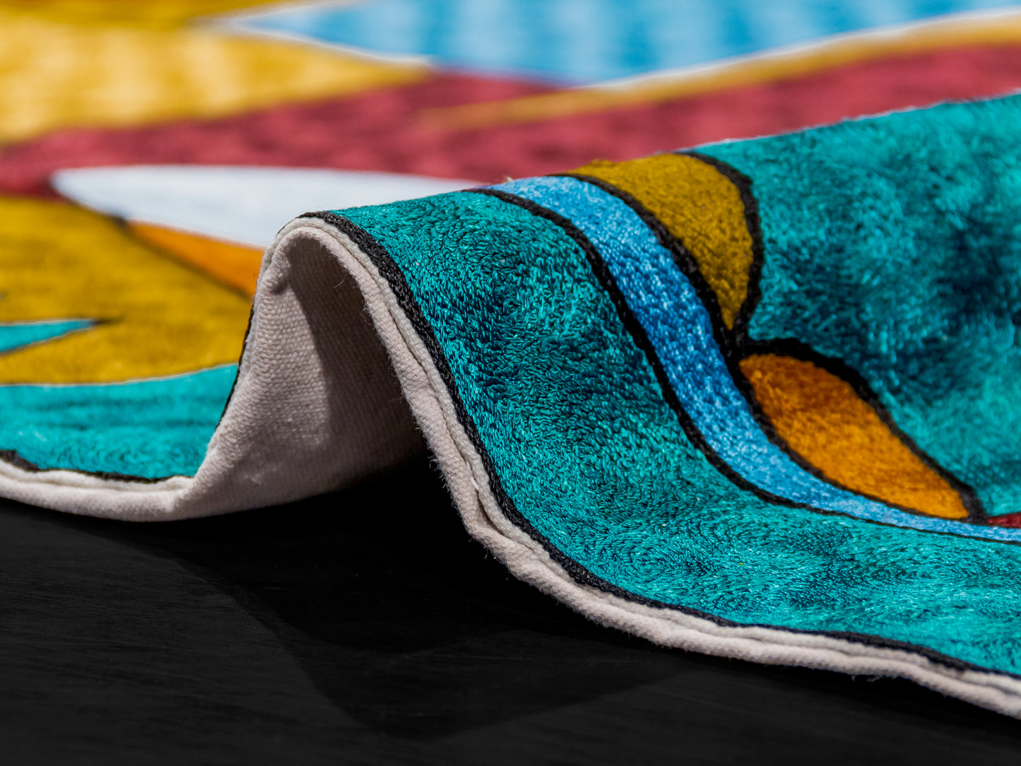 955 - Kashmir Chain Stitch Rug #0802