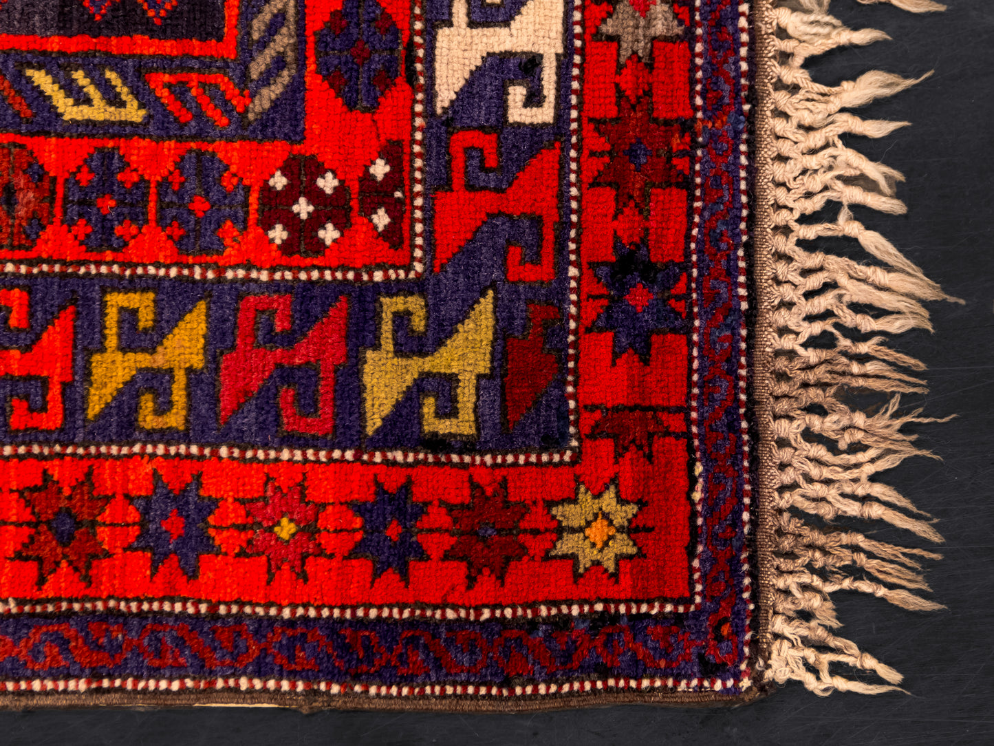 Blue Orange Handmade Armenian Antique Area Wool Rug product image #29971641139370