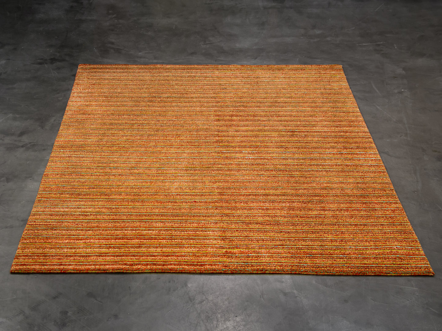 Handmade Modern Multicolor Wool Rug