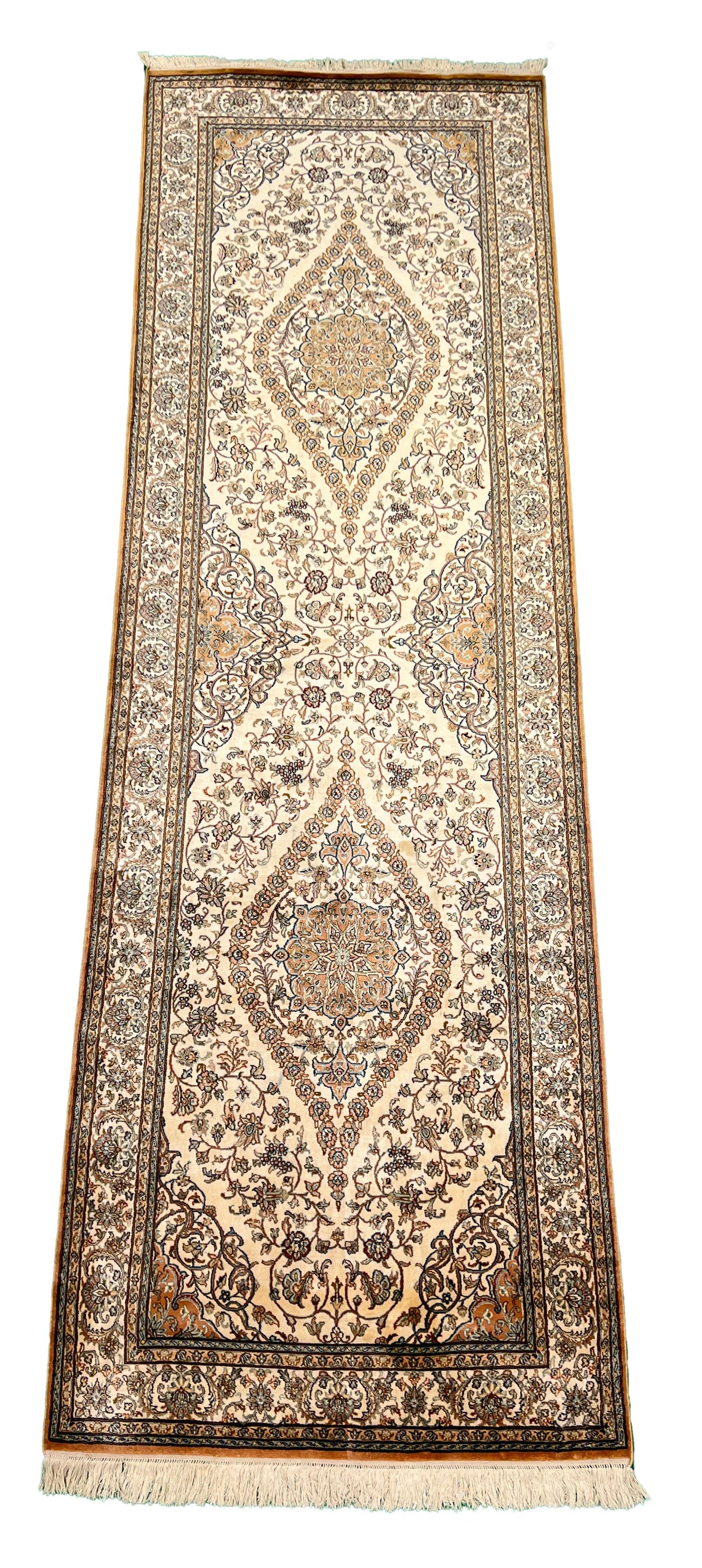 Kashmir Pure Silk Rug Runner