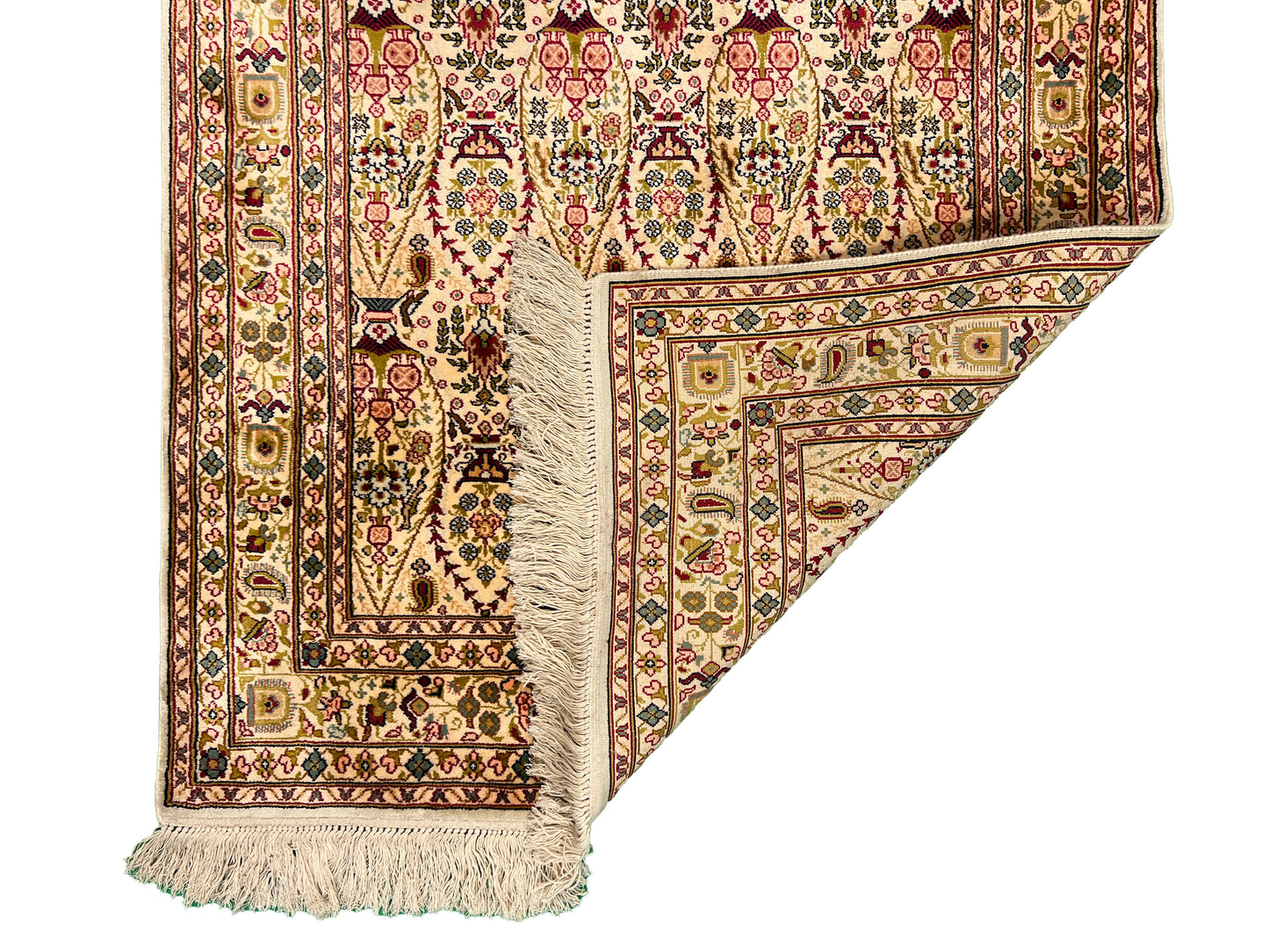 Traditional Handmade Silk Runner Rug
