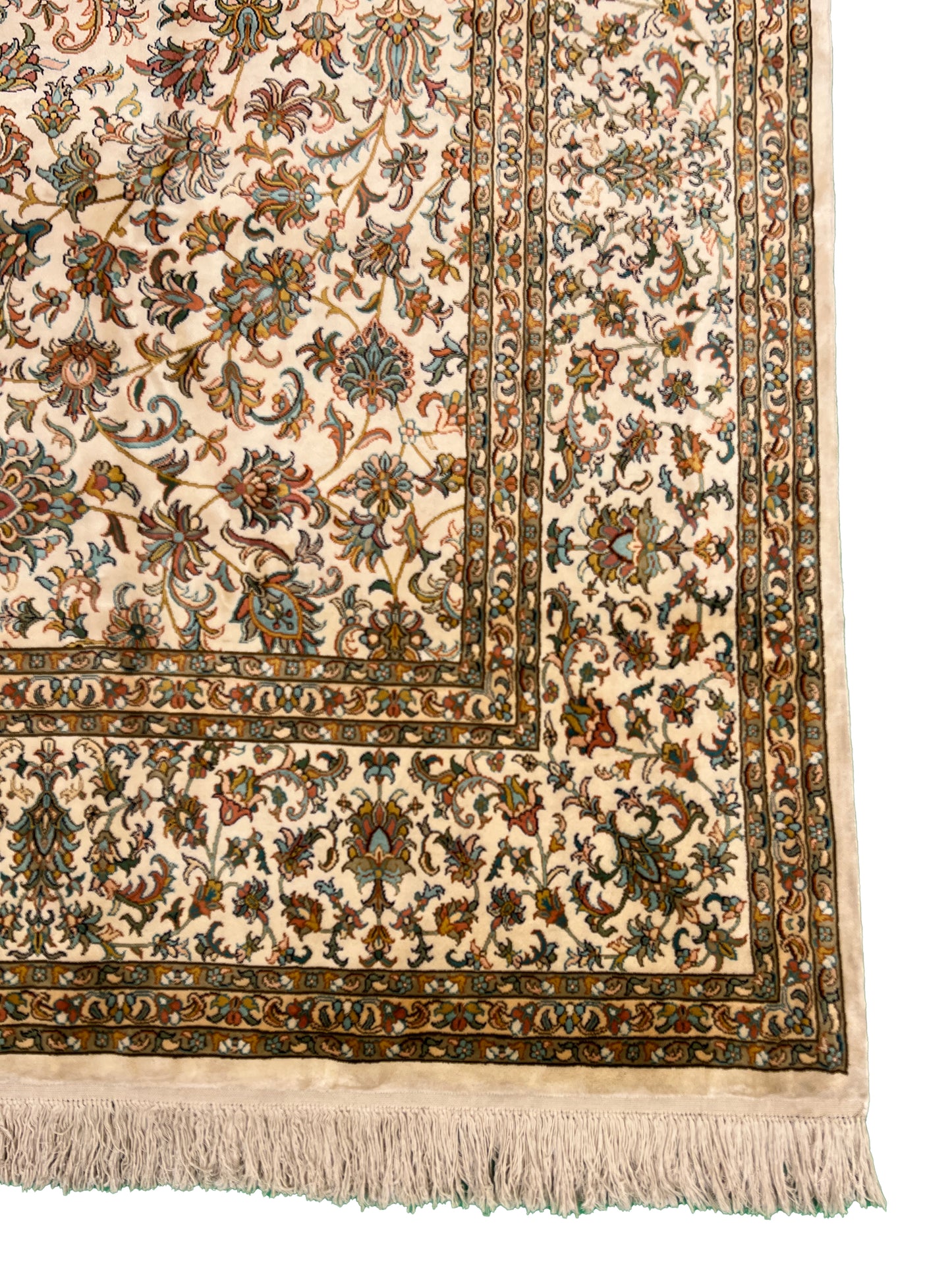 All Over Silk Kashmir Area Rug