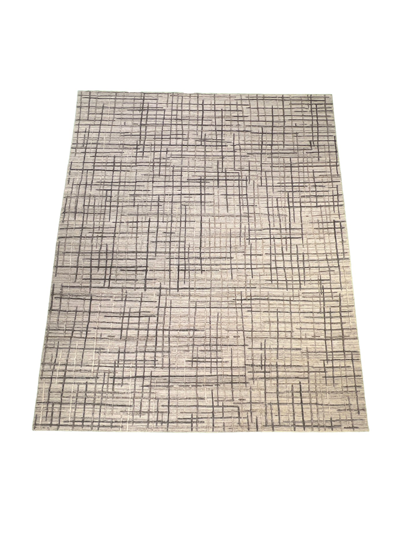 Indian Handmade Modern Abstract Wool Carpet