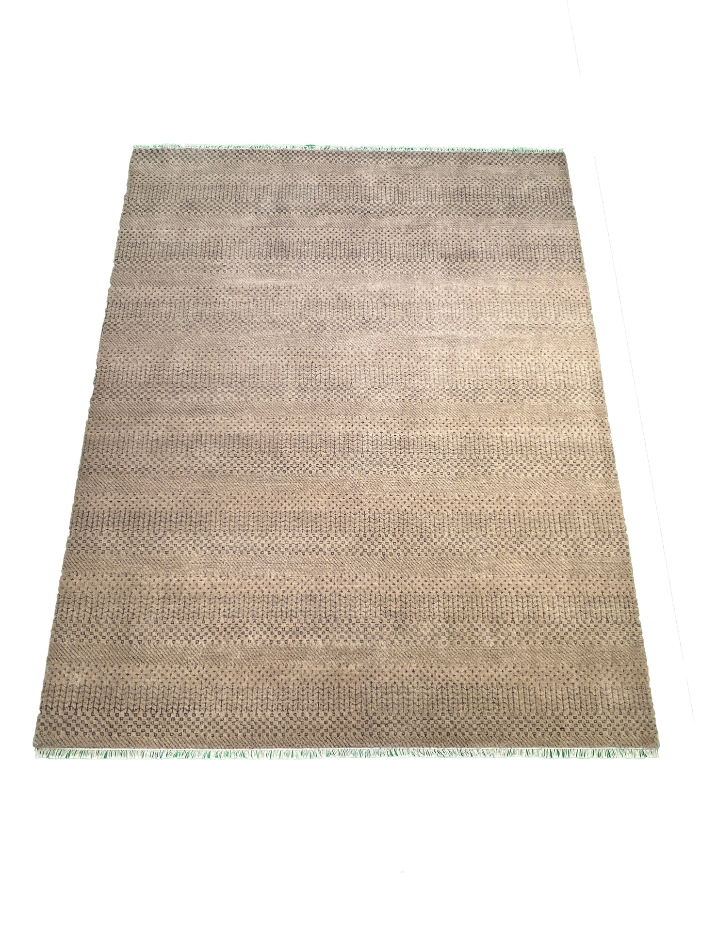Modern Hand-Knotted Wool Rug