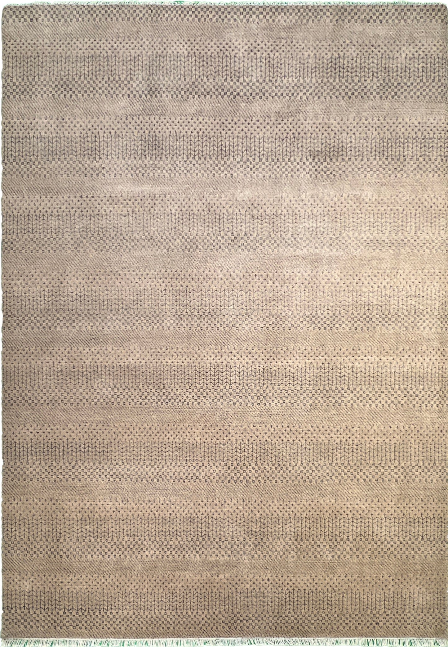 Modern Hand-Knotted Wool Rug