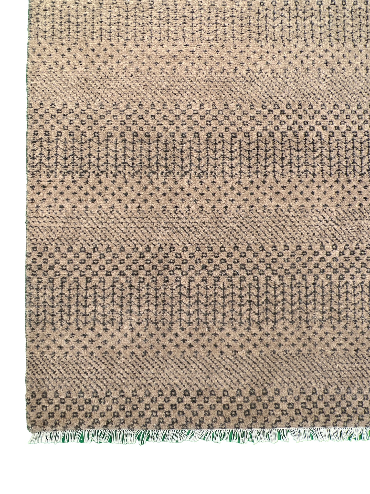 Modern Hand-Knotted Wool Rug