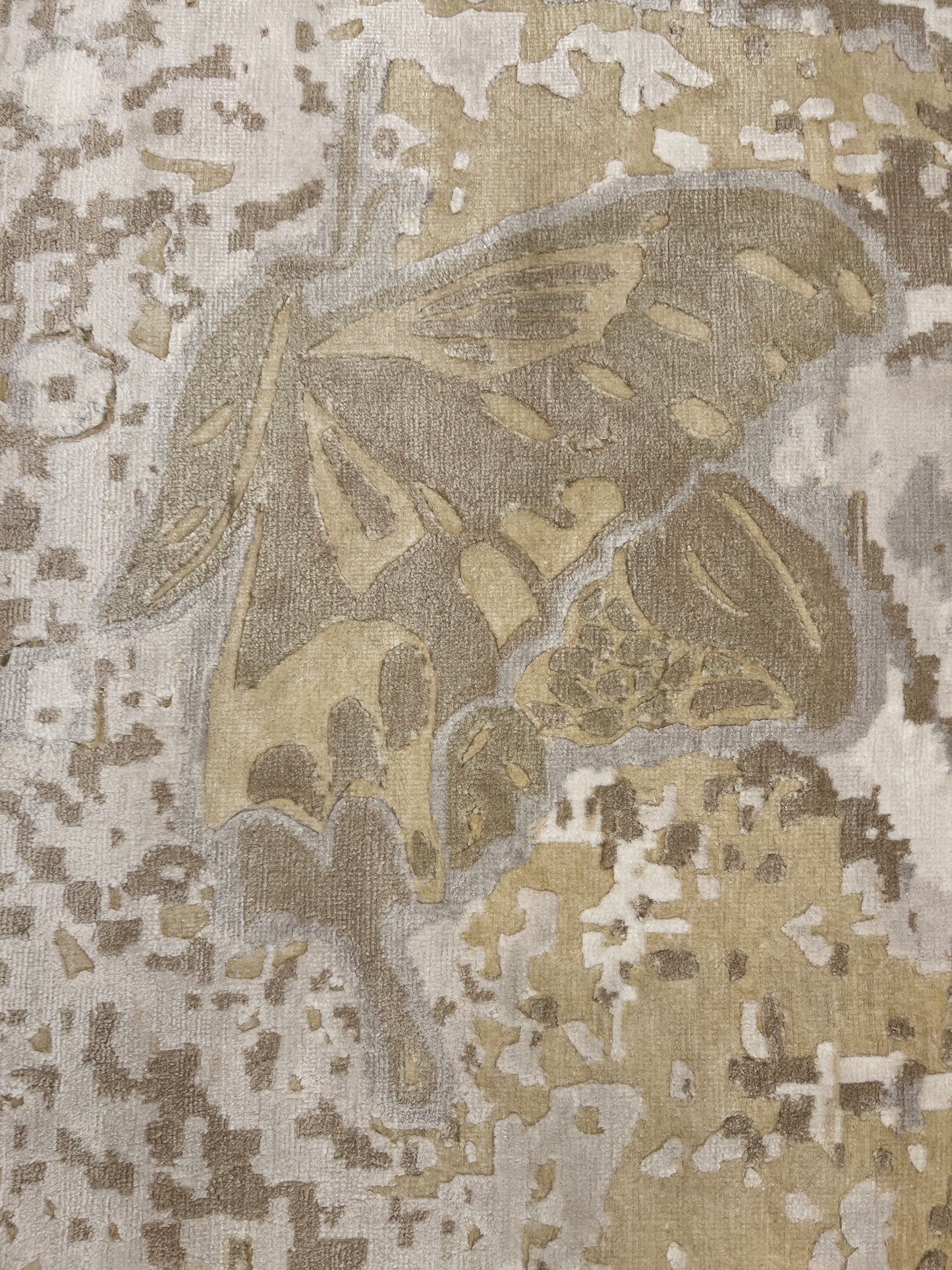 Nepal Modern Handmade  Bamboo Silk  Butterfly Rug design by Abram Imports product image #30178808201386