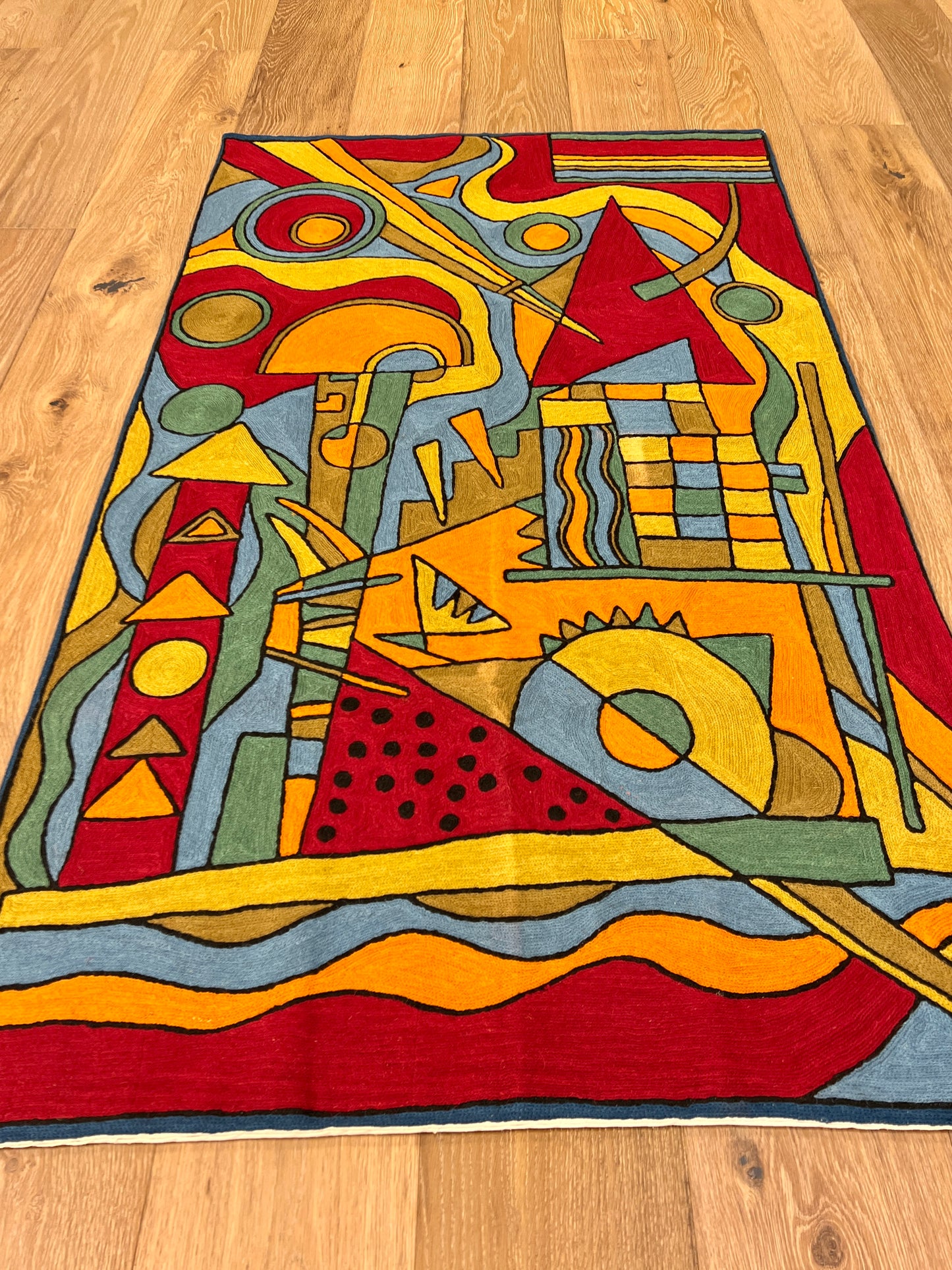 894 - Kashmir Chain Stitch Rug