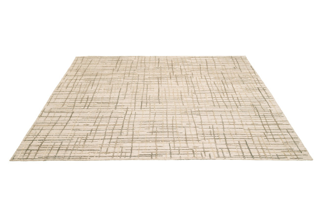 Indian Handmade Modern Abstract Wool Carpet