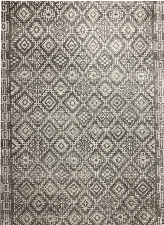 Indian Modern  Handmade Indian Wool Carpet featured #7584894124202 