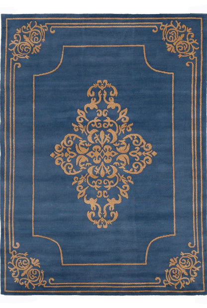 Modern Fine Handmade Nepal Wool And Silk Carpet-id4

