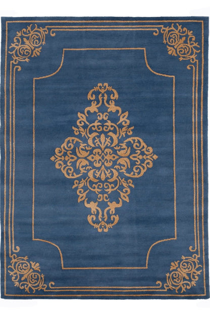 Modern Fine Handmade Nepal Wool And Silk Carpet-id3
