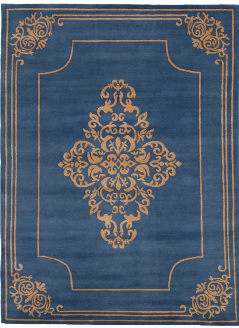 Modern Fine Handmade Nepal Wool And Silk Carpet product image #29372015673514