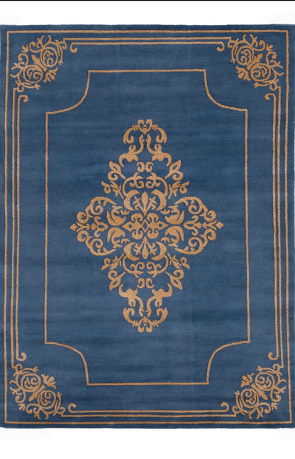 Modern Fine Handmade Nepal Wool And Silk Carpet-id2
