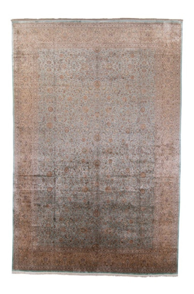 Fine Handmade Kashmir Oversized Rug With Floral Persian Design product image #29203956793514