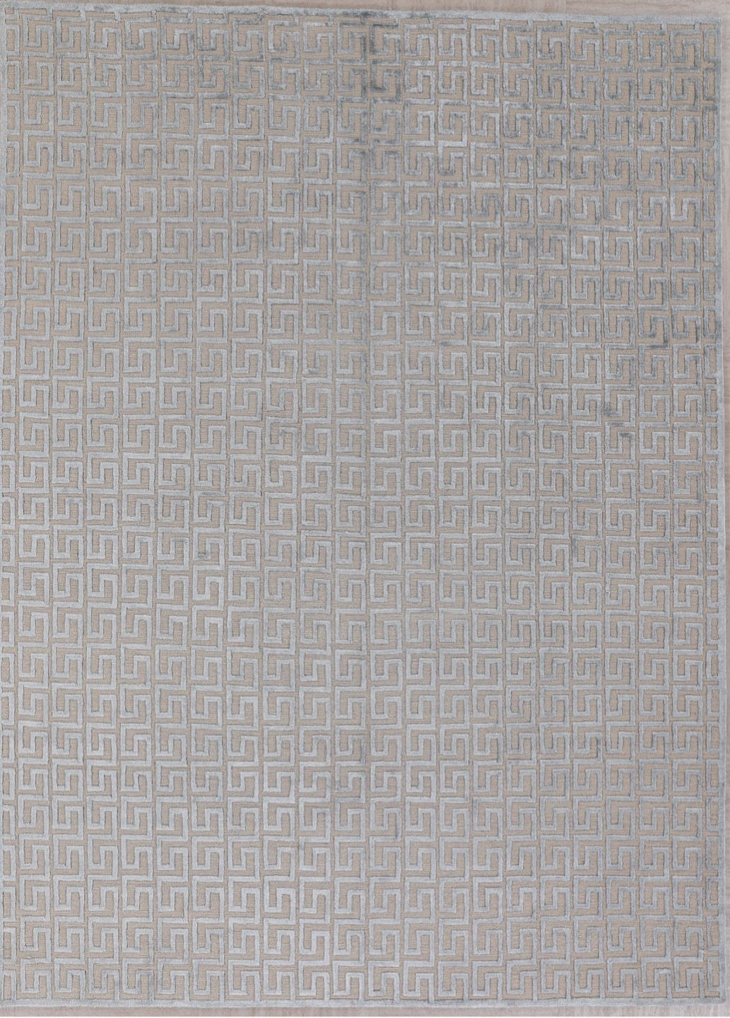 Modern  Silk Wool Indian Handwoven Rug product image #29221214683306