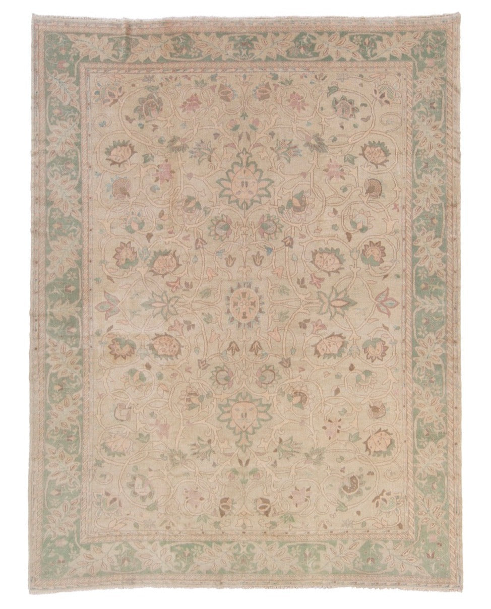 Handmade Fine Egyptian Floral Wool Carpet
