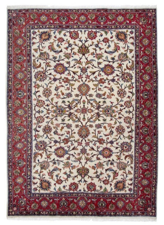 Traditional Sarouk Sultanabad Fine Hand-knotted Persian Carpet