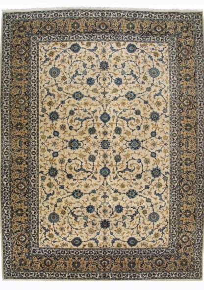 Persian Handmade Kashan Oversized Area Rug-id3
