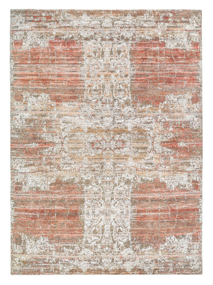 Modern Handmade Wool/Silk Rug Abstract Pattern-id1
