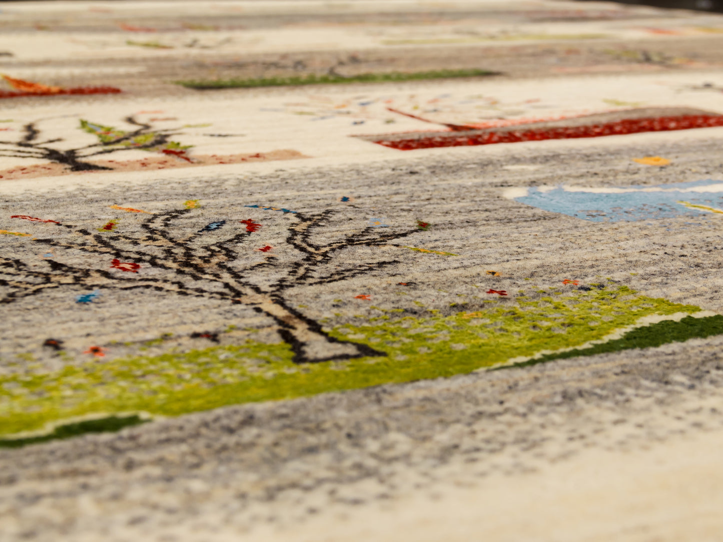 Four Seasons Gabbeh-Style Rug