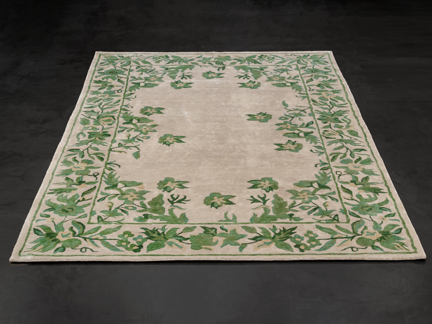 Green Indian Wool Rug product image #29666756067498
