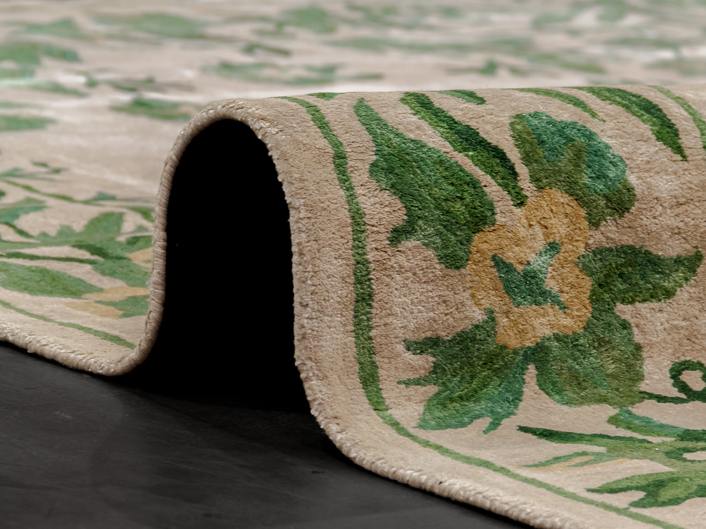 Green Indian Wool Rug product image #29666756198570