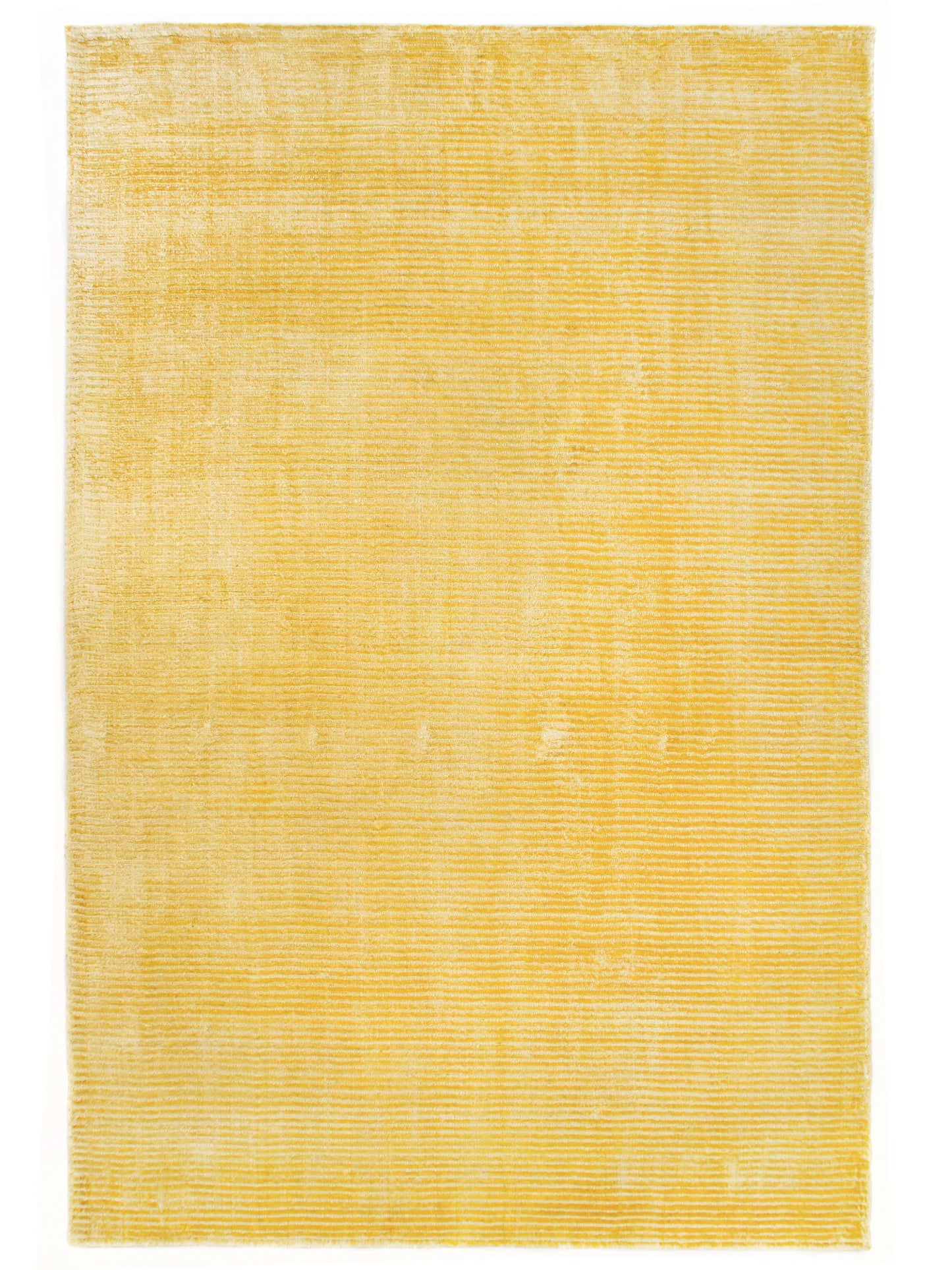 Modern Contemporary Gold Silk Rug