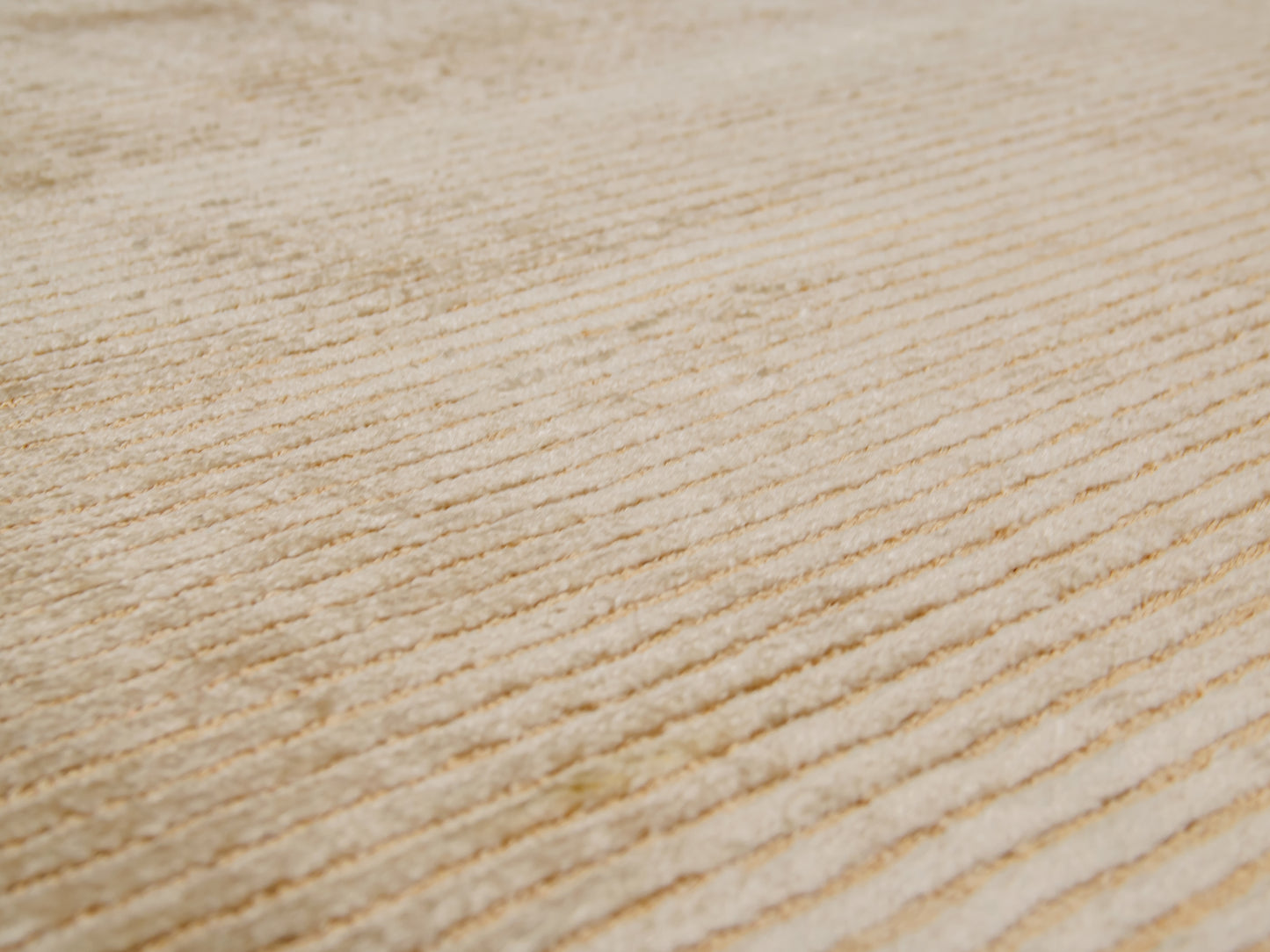 Modern Contemporary Gold Cream Silk Rug