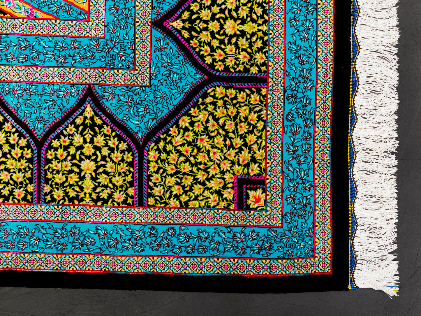 Blue/Gold Persian Style Rug