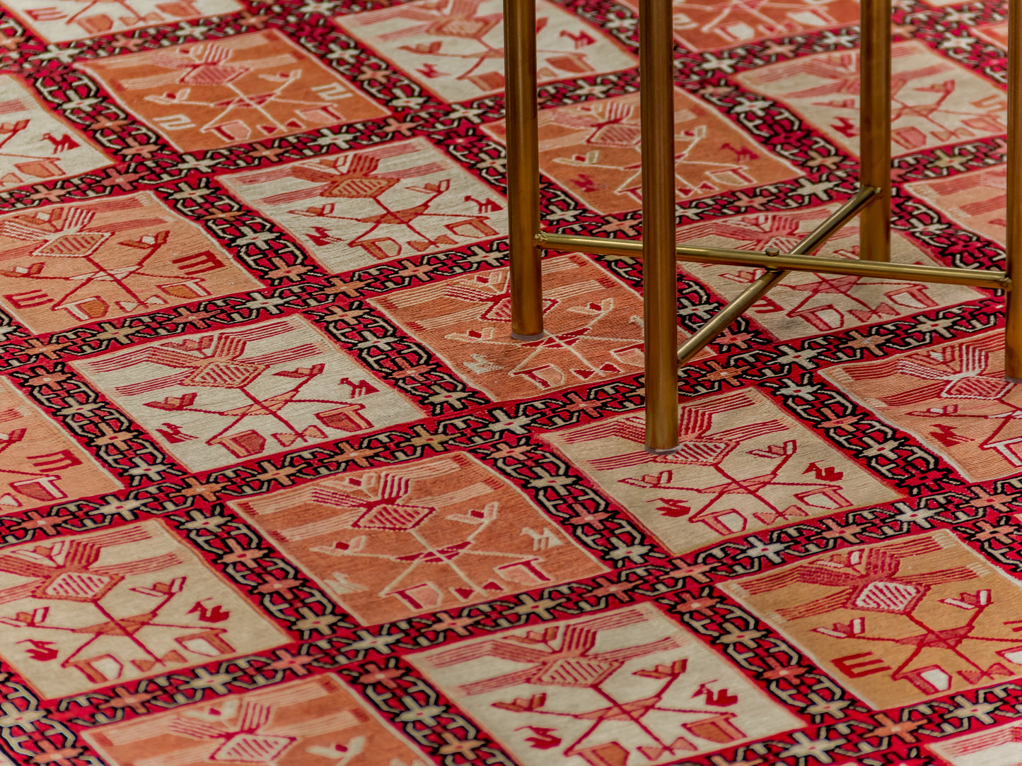 Persian Baluch Kilim Silk Rug