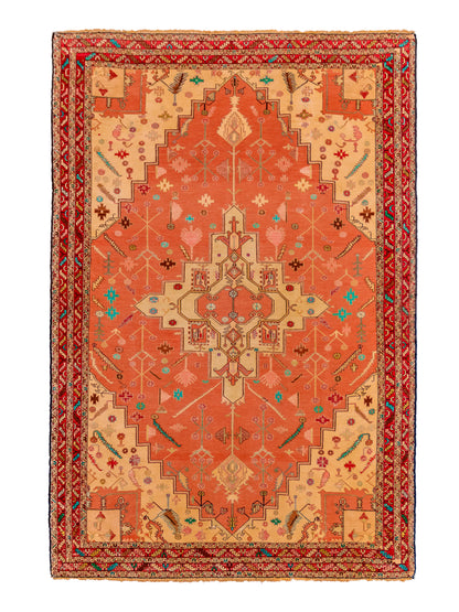 Persian  Traditional Silk Baluch Kilim Area Rug-id1
