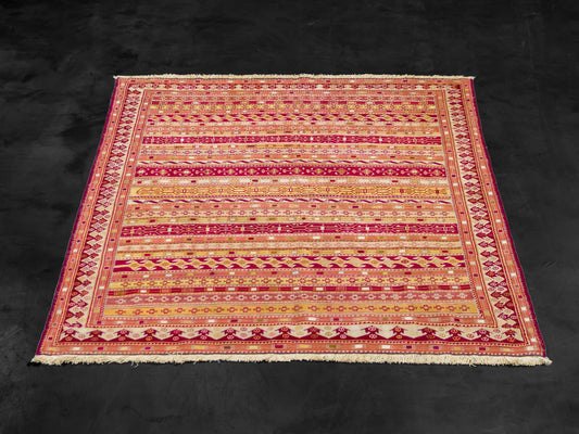 Silk Persian Baluch Kilim Rug