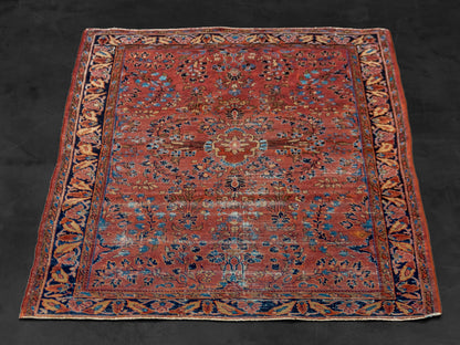 Carpet Sarouk Fine Handmade Persian Wool Rug-id2
