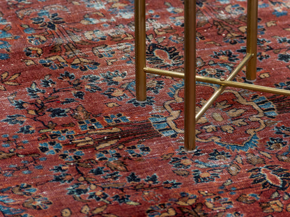 Carpet Sarouk Fine Handmade Persian Wool Rug-id8
