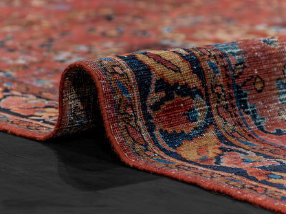 Carpet Sarouk Fine Handmade Persian Wool Rug-id9
