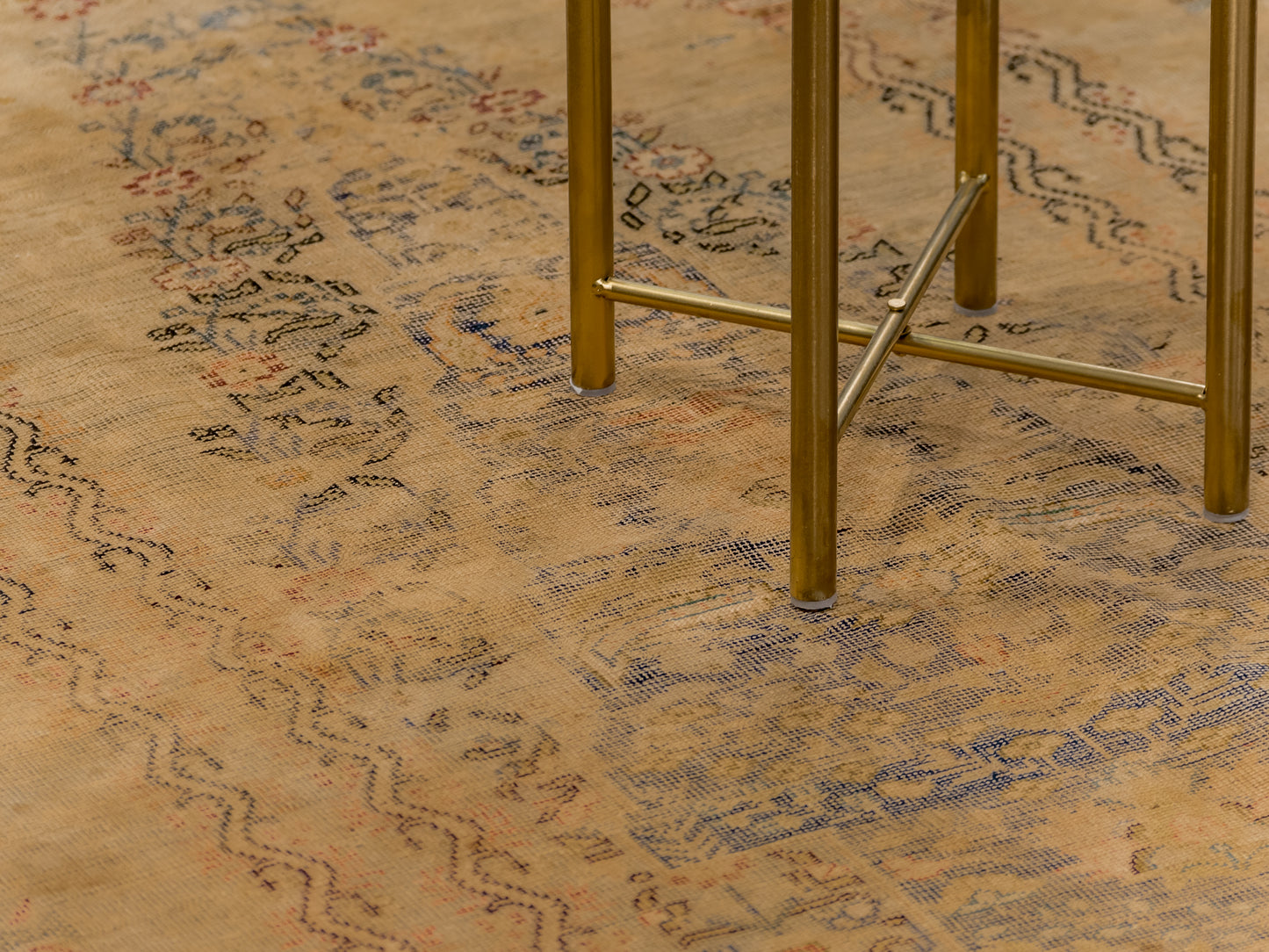 Antique Kayseri Turkish Wool Rug