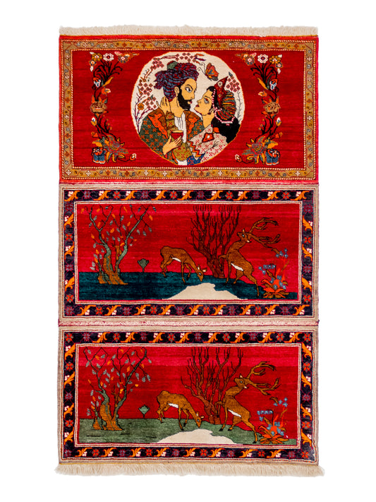 3 Piece Persian Tapestry Wool Set