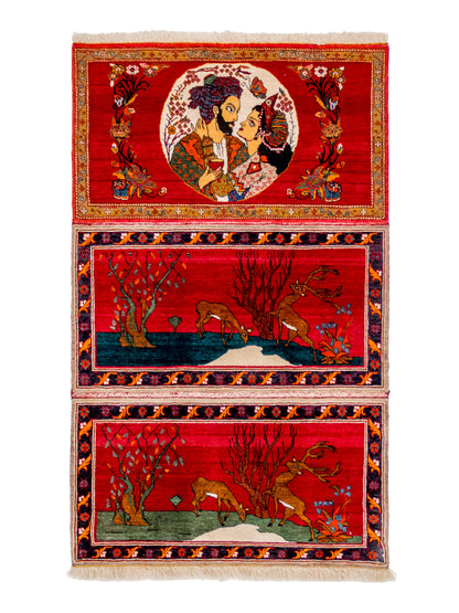 3 Piece Persian Tapestry Wool Set-id1
