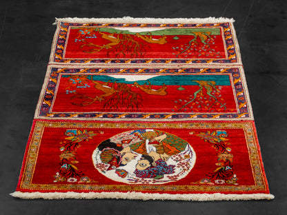 3 Piece Persian Tapestry Wool Set-id2
