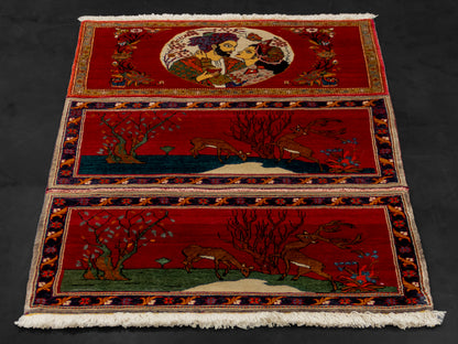 3 Piece Persian Tapestry Wool Set-id3
