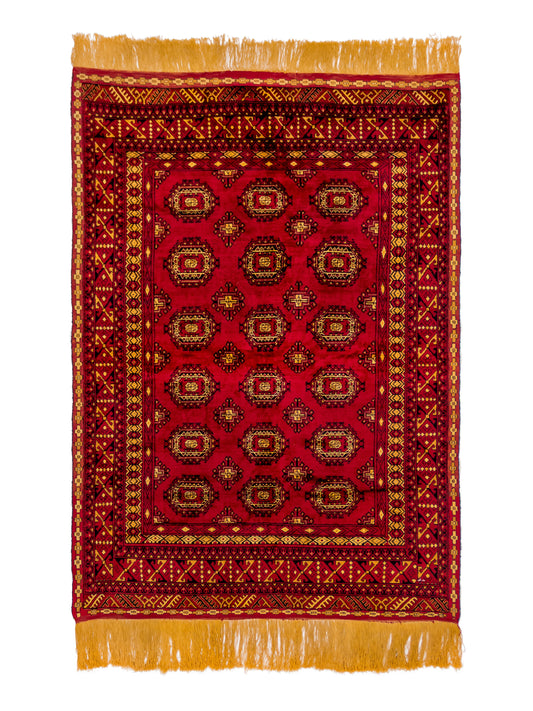 Unique Pure Silk Handmade Persian Baluch Rug