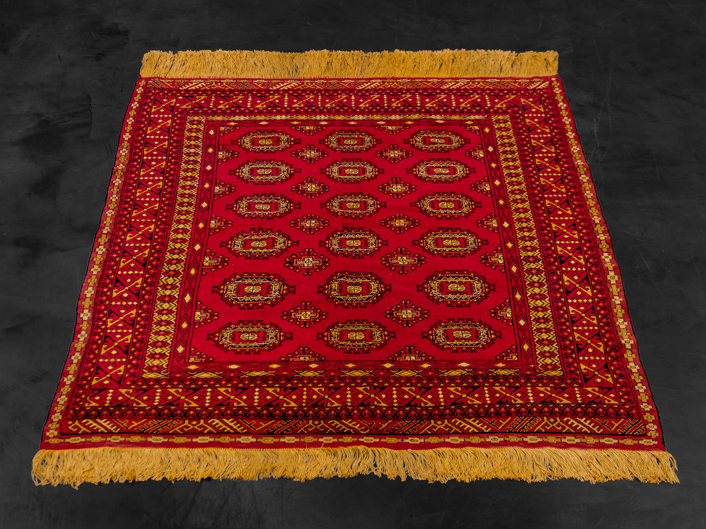 Unique Pure Silk Handmade Persian Baluch Rug