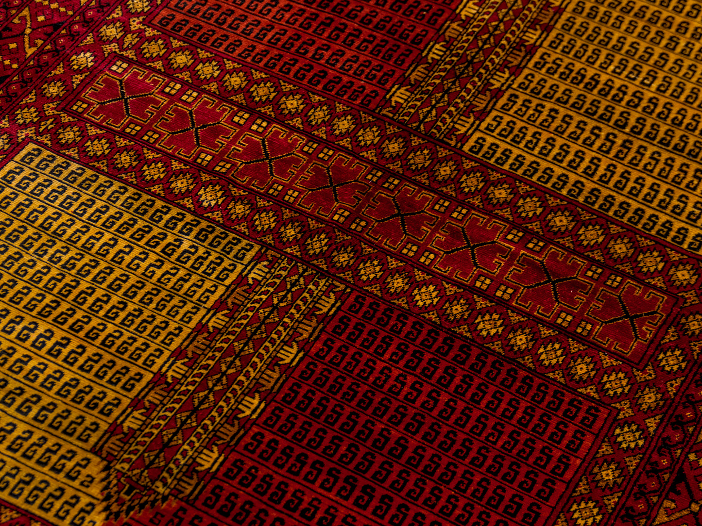 Unique Pure Silk Handmade Persian Baluch Rug